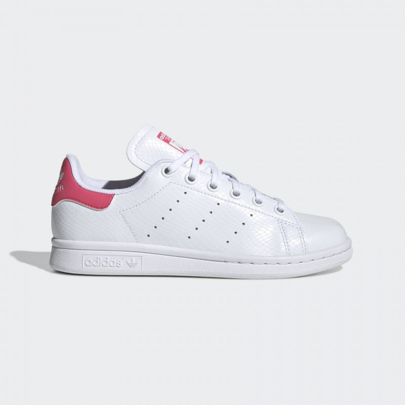Stan Smith fille EE7573 Blanche et rose